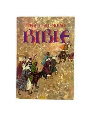 The Childrens Bible Hardcover 1965 Golden Press Old & New Testament Stories